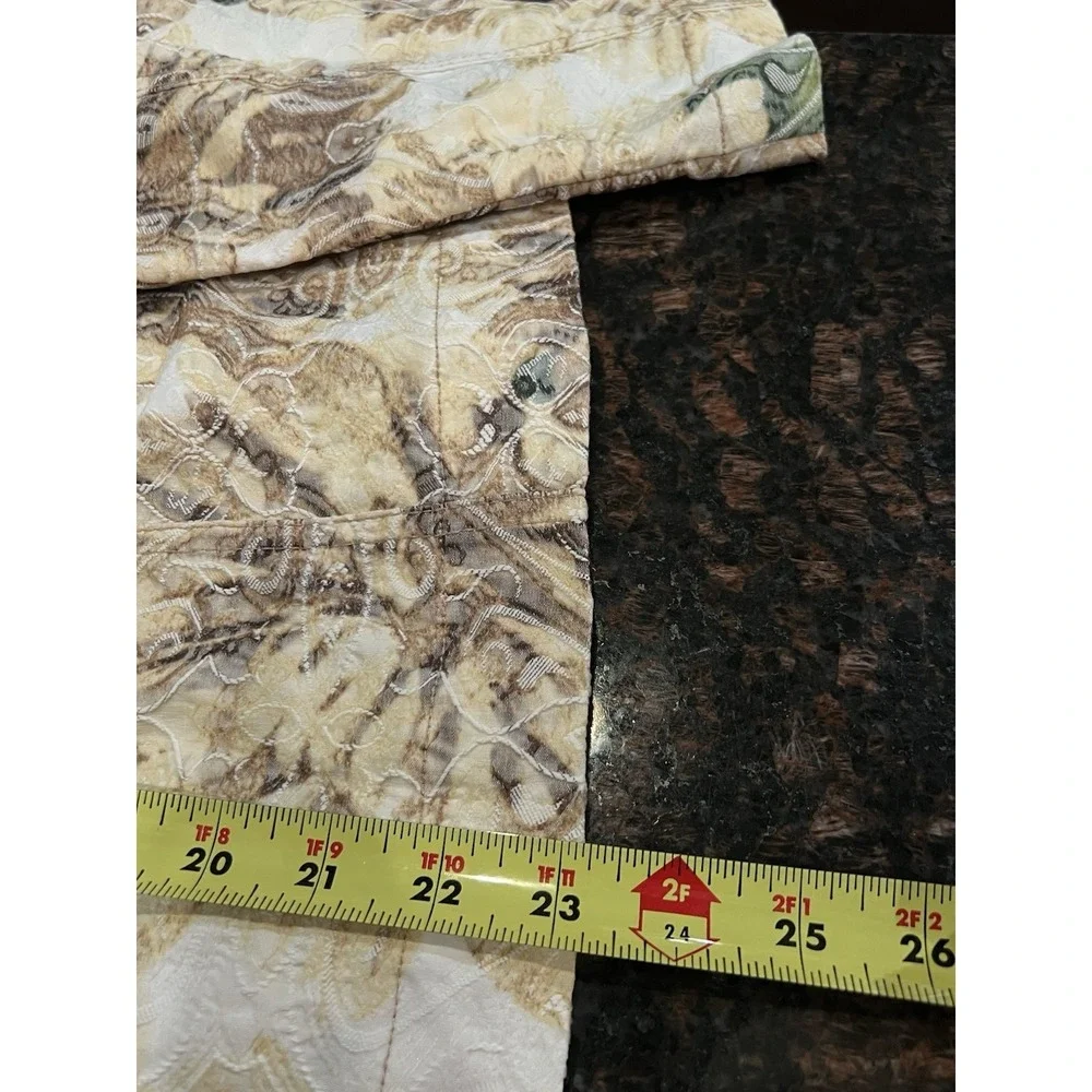 Analogy Women's Floral Jacket   Long Sleeve Cotton blend Boho-Chic - Picture 4 of 6